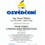 Vlastní cesta - Pavel Trvaj - osvědčení - první pomoc a neodkladná resuscitace
